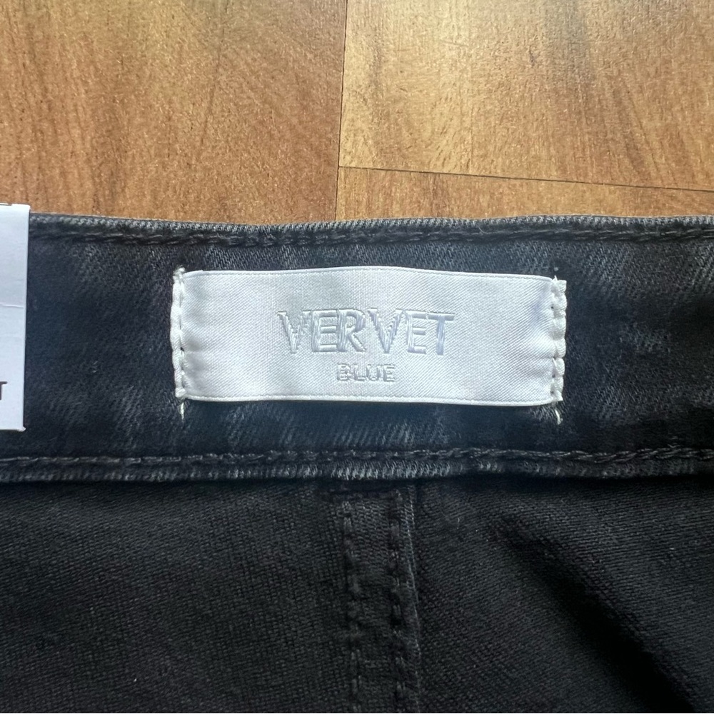 Vervet by Flying Monkey Erika Stretch Mom Jeans Black Size 25 NEW! - Picture 6 of 15